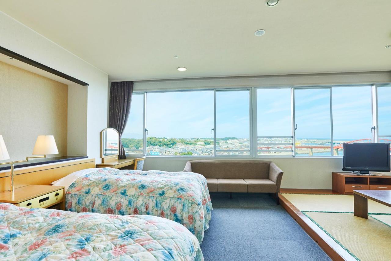 Kamenoi Hotel Oarai Exteriör bild